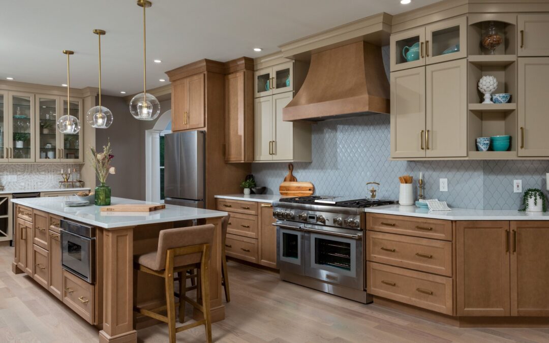 Image of a luxury Kitchen Remodel featuring biscotti and beige cabinetry